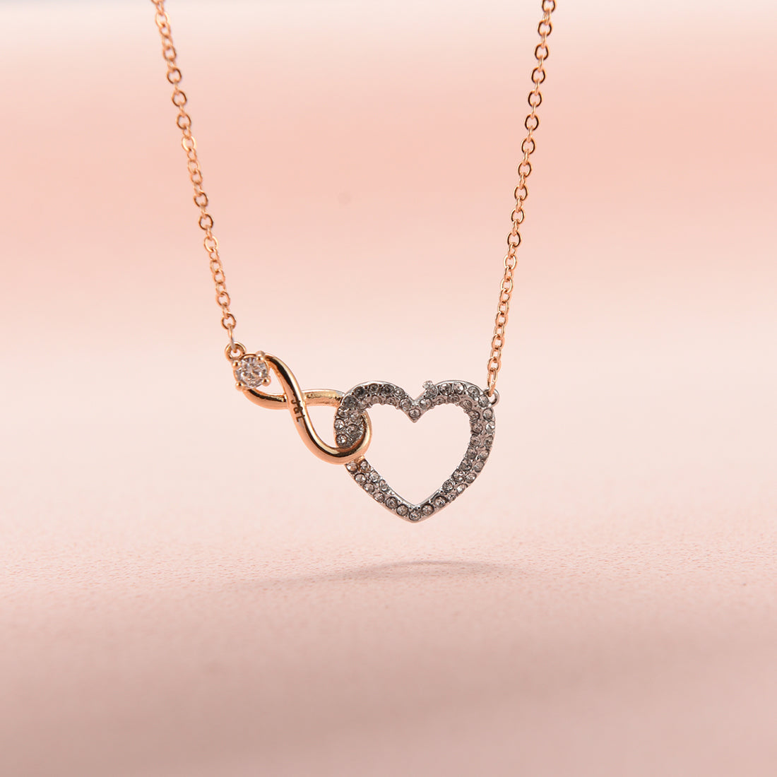 Forever Linked – Personalized Infinity Heart Necklace