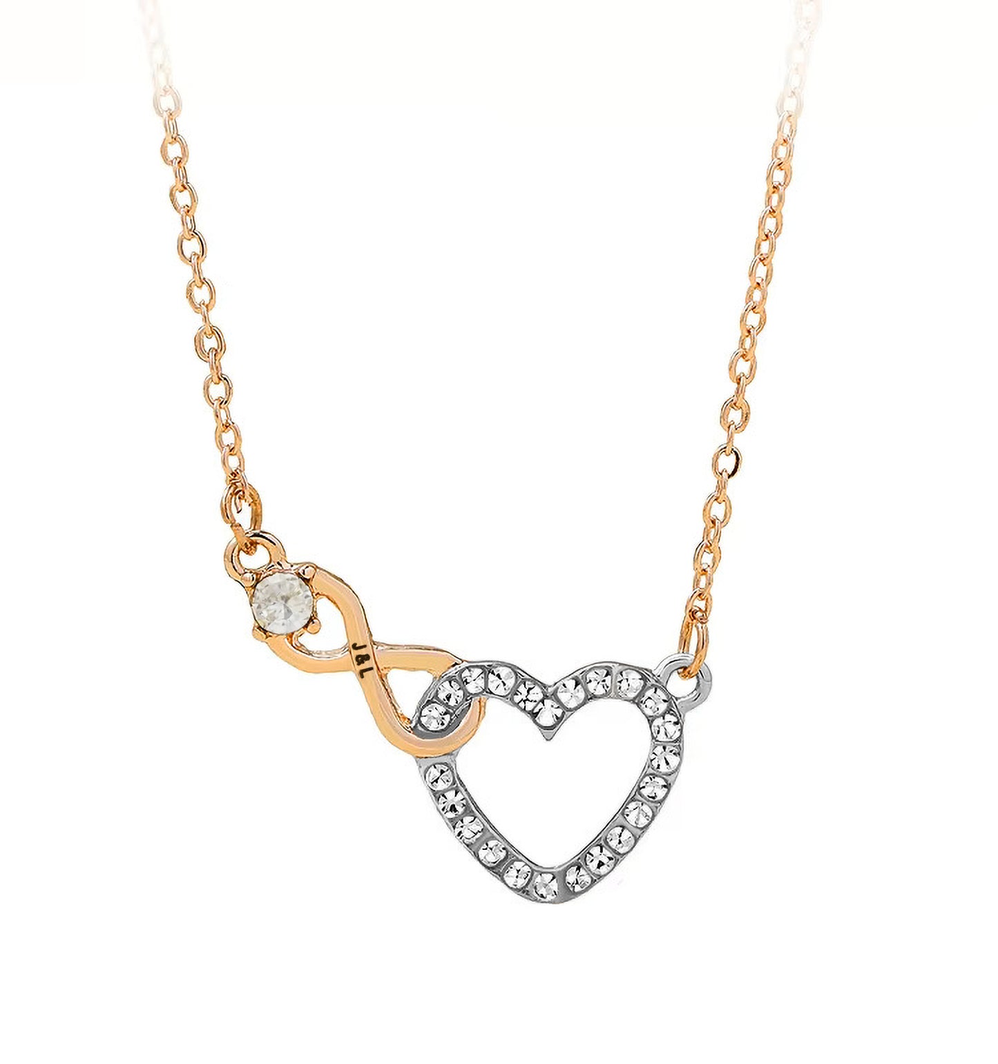 Forever Linked – Personalized Infinity Heart Necklace