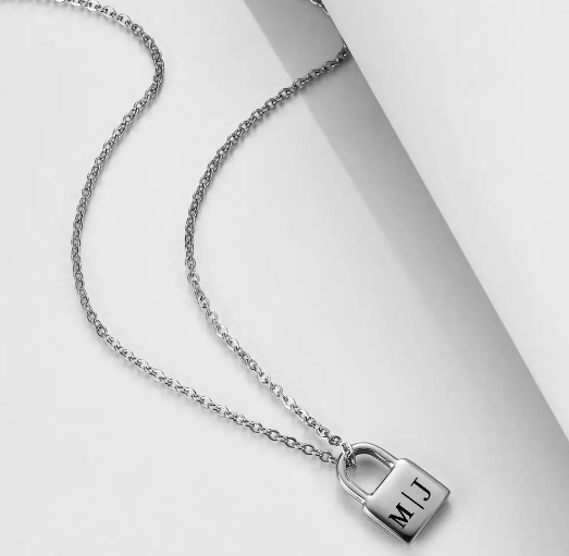 Locked In Love Forever - Personalized Necklace With Luxury LED Box