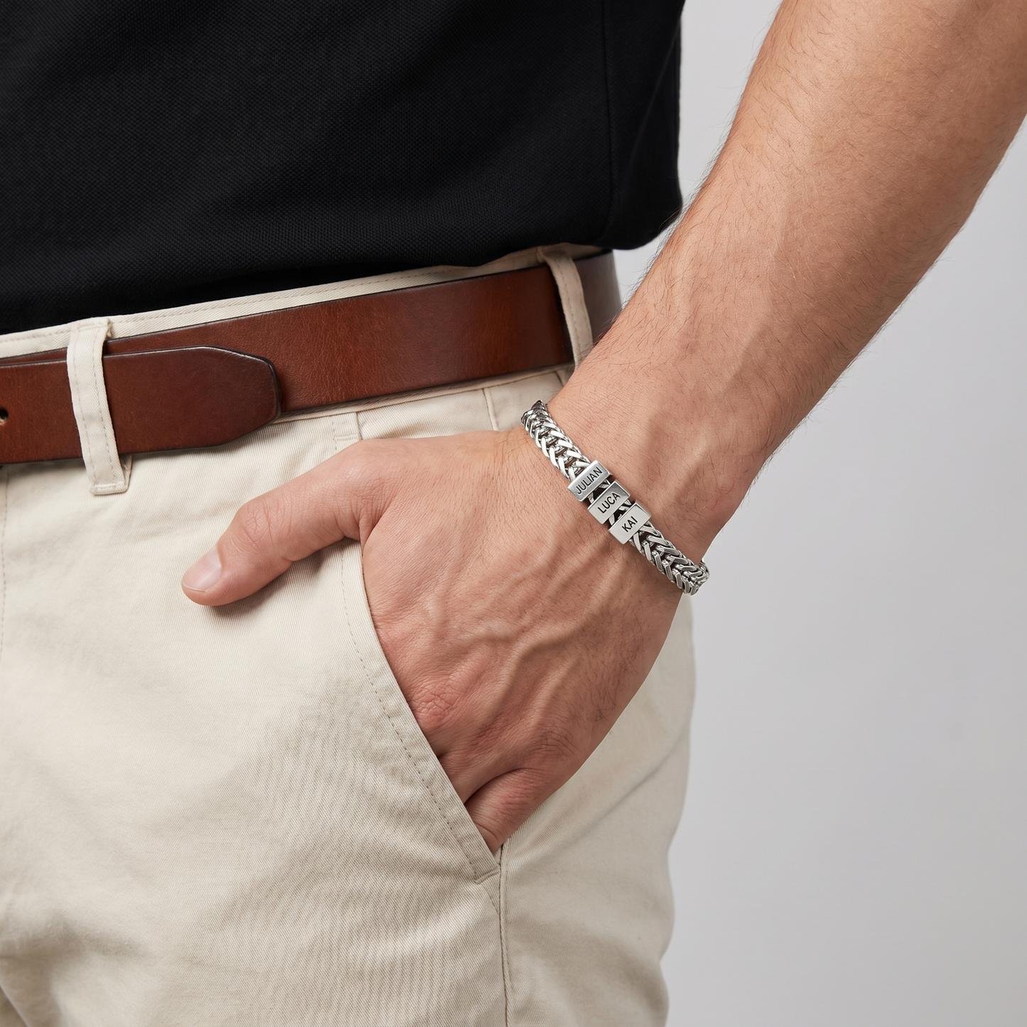 Family Name Bracelet - For the Man Who Holds Us Together