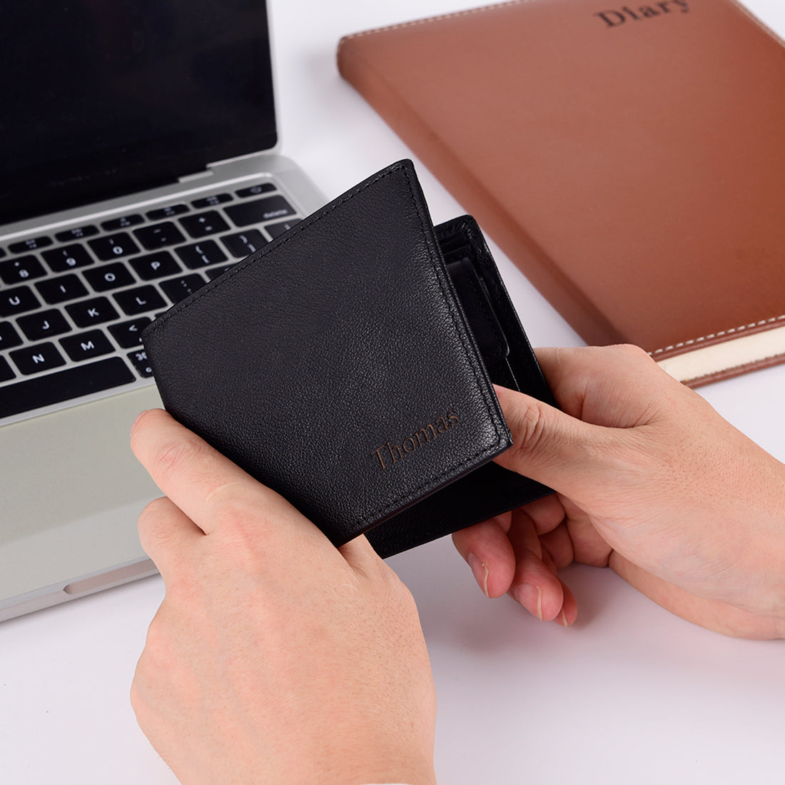 To My Man - Personalisierte Brieftasche und Metallkarte Geschenkset