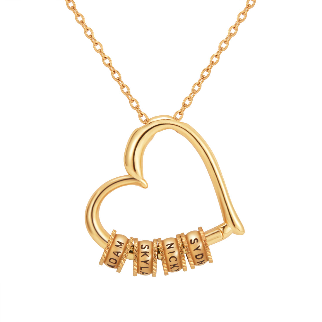 Herz unserer Familie - Personalisierte Halskette & LED-Luxusbox