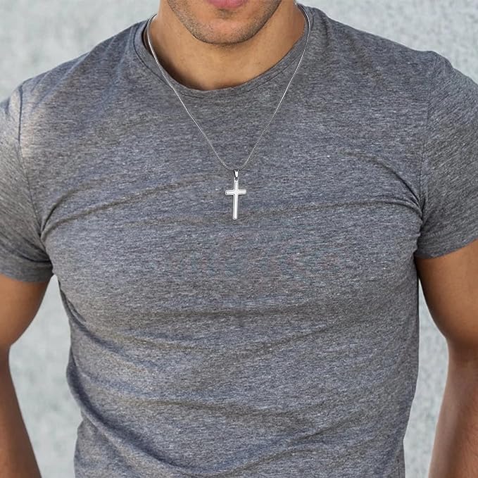 To My Son - Vermächtnis der Liebe Kreuz Halskette Geschenk-Set