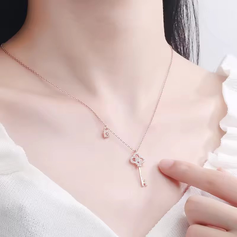 "Set de regalo de collar "La llave de mi corazón
