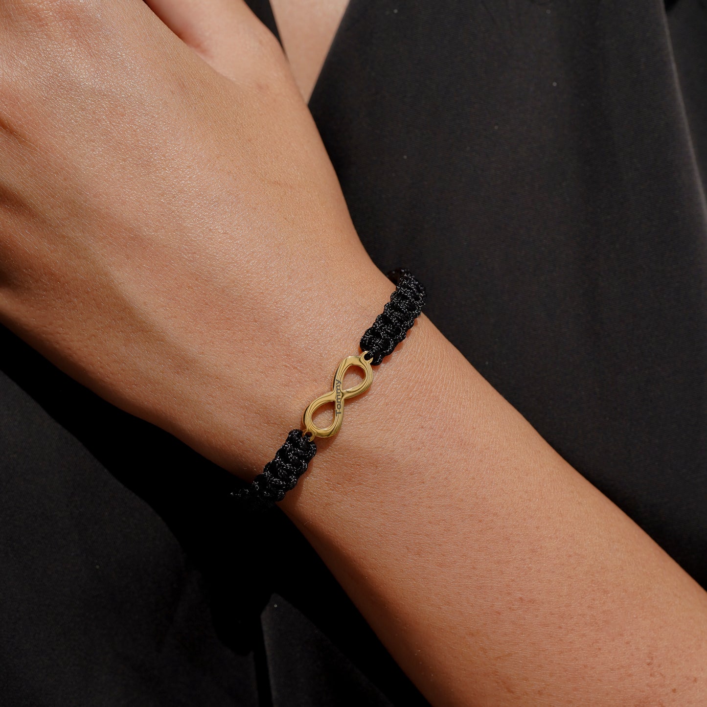 "Set de pulseras personalizadas para parejas "Linked for Life