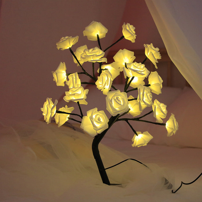 Couples Rose Lamp - 24 LEDs