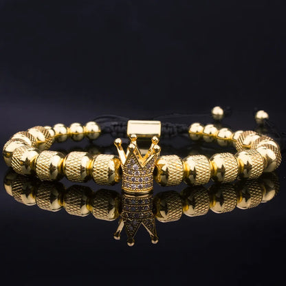 "To My Man" - Crown Bracelet Set [+ FREE GIFT]