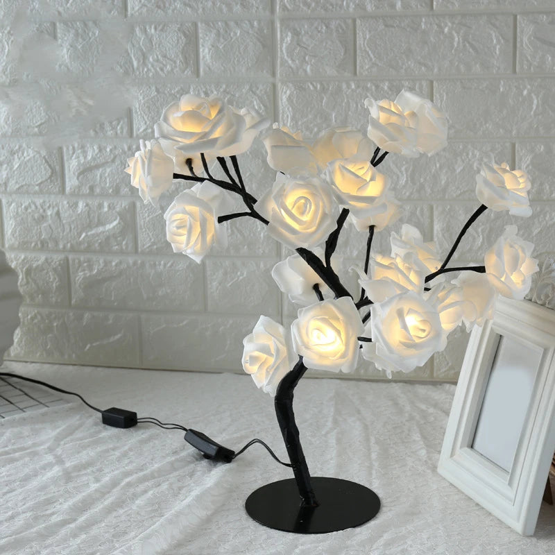 Couples Rose Lamp - 24 LEDs