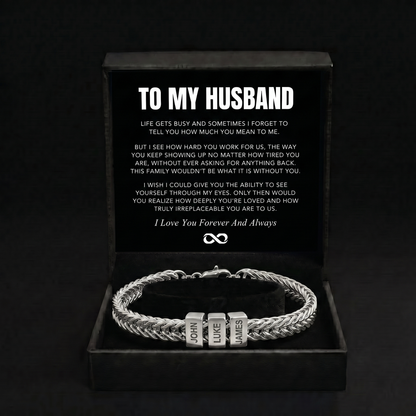 Family Name Bracelet - For the Man Who Holds Us Together