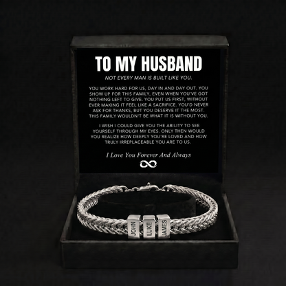 Family Name Bracelet - For the Man Who Holds Us Together
