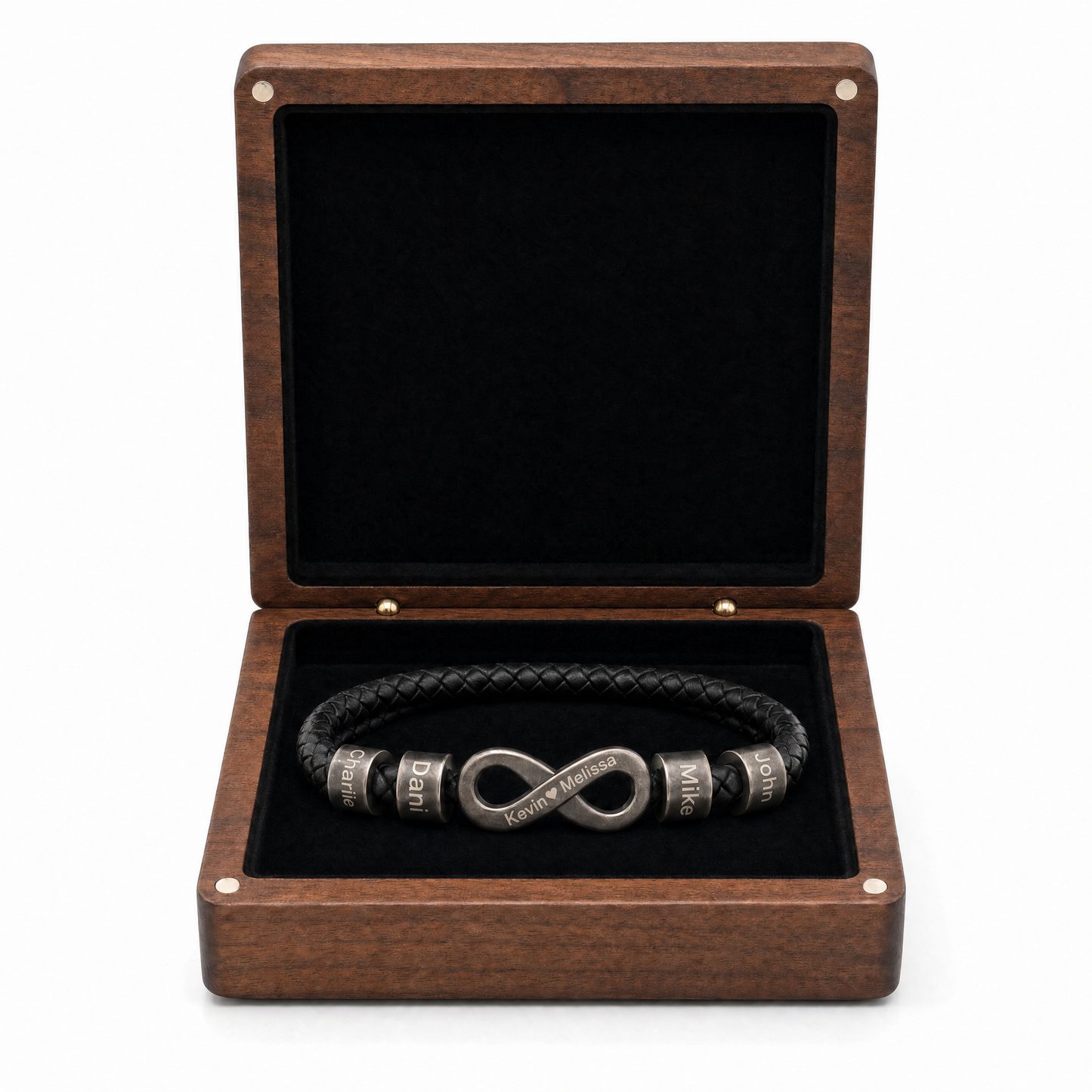 Infinity Name Bracelet - For the Man Who Holds Us Together