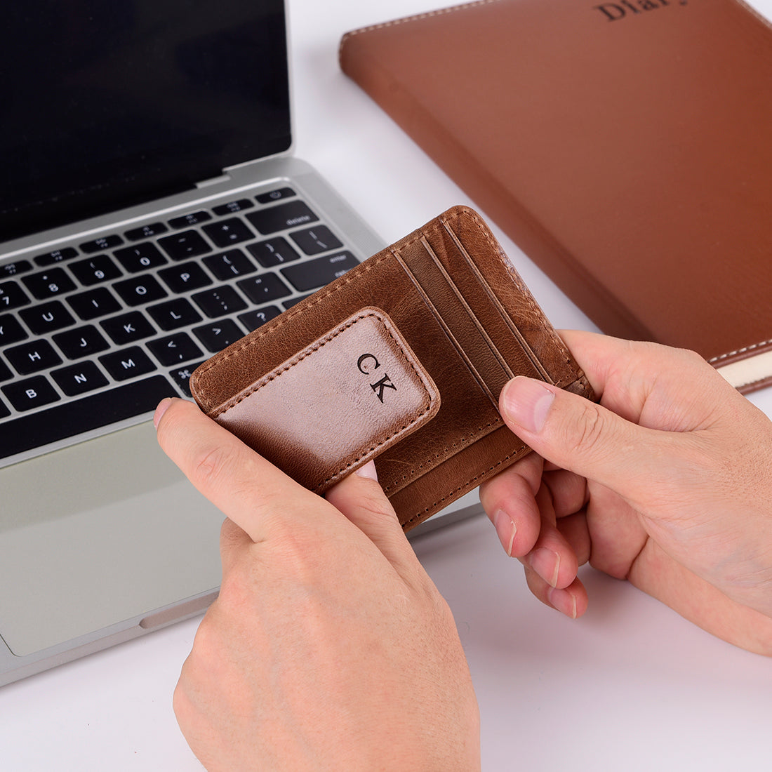 To My Man - Personalized Wallet And Card Gift Set