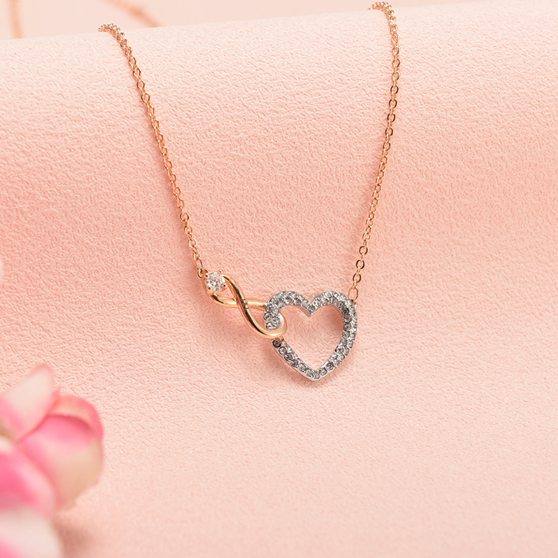 Forever Linked – Personalized Infinity Heart Necklace