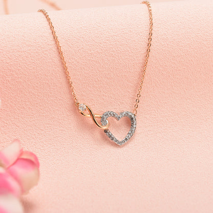 Forever Linked – Personalized Infinity Heart Necklace