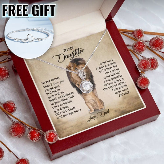 Dad's Love and Pride - Necklace Gift Set (+FREE Bracelet Gift)