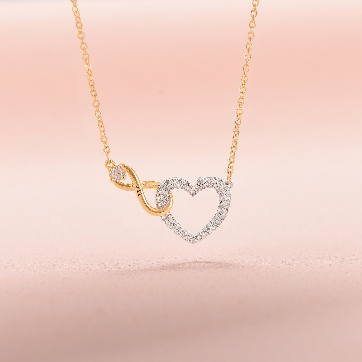 Forever Linked – Personalized Infinity Heart Necklace