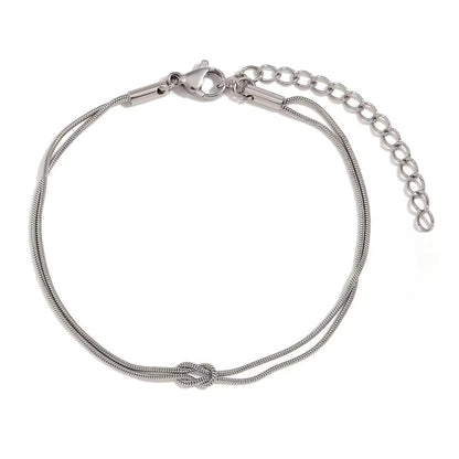 Forever Bond Knot Bracelet Set
