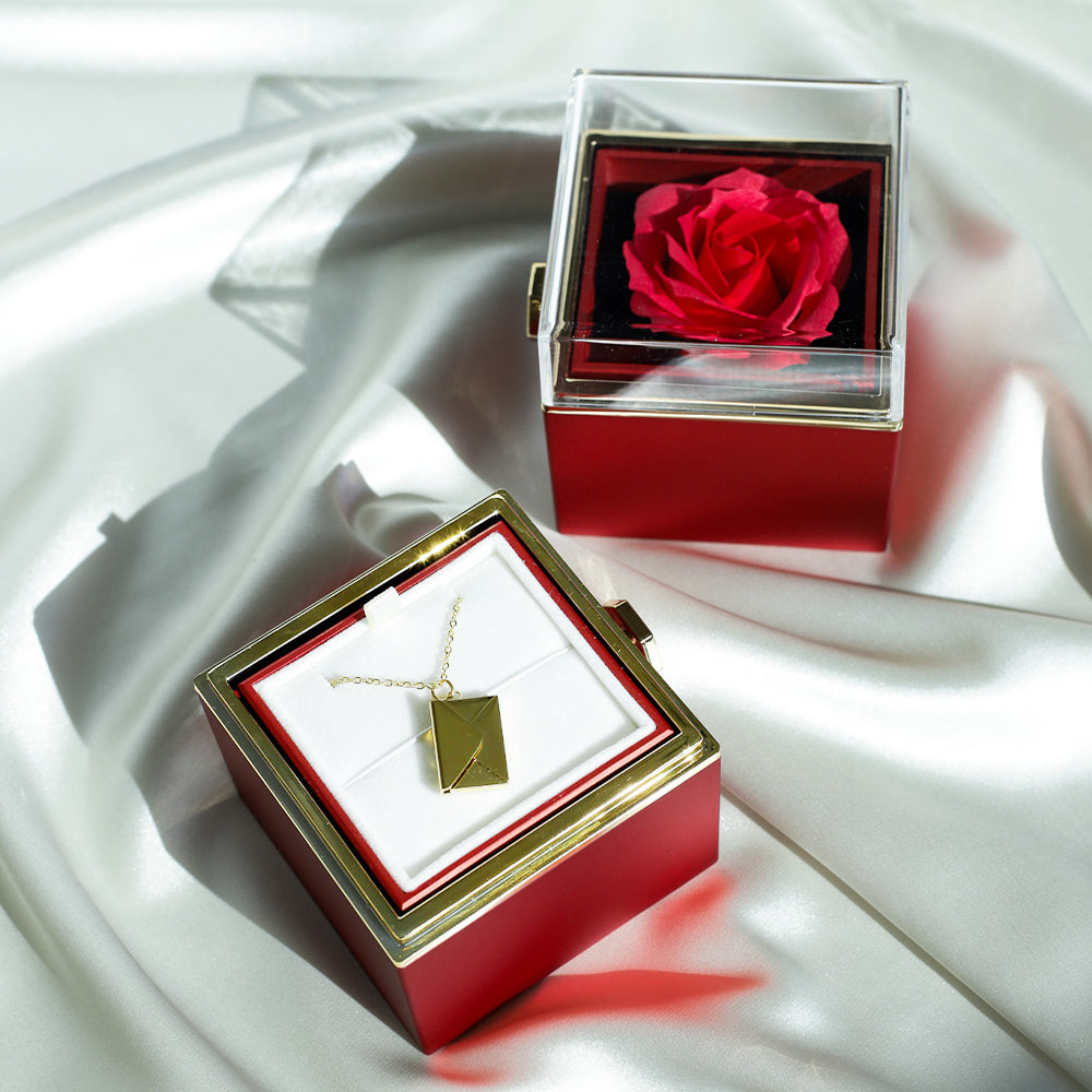Love Letter Necklace - Eternal Rose Gift Box
