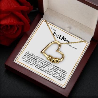 Family's Love Engraved Pendant w/ LED Gift Box