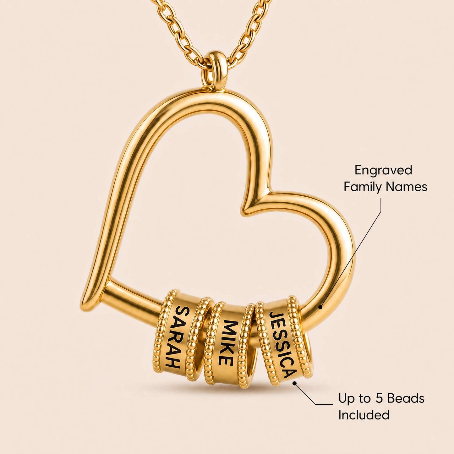 "The Heart of the Family" Necklace