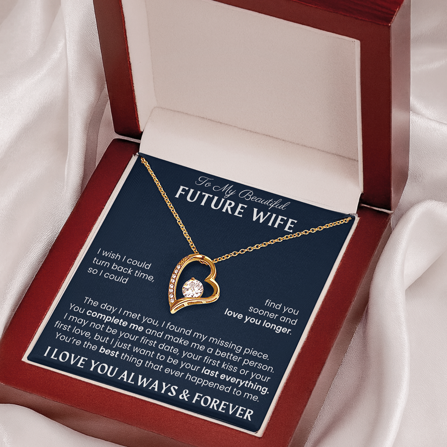 To My Future Wife - Forever Love Necklace