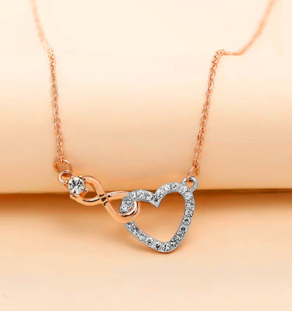 Forever Linked – Personalized Infinity Heart Necklace