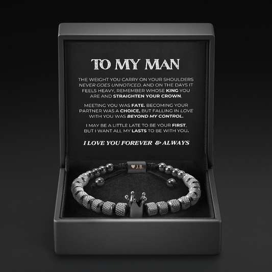 Straighten Your Crown - Personalized Crown Bracelet