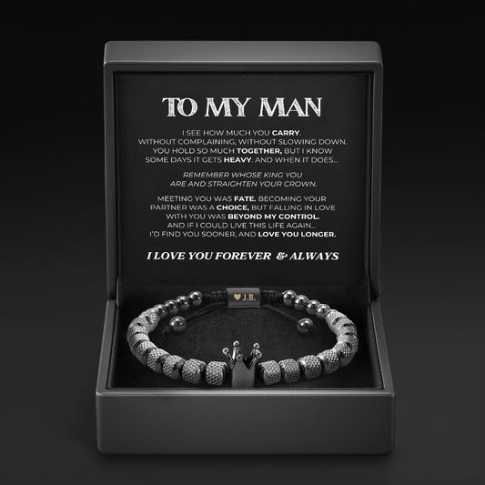 Straighten Your Crown - Personalized Crown Bracelet