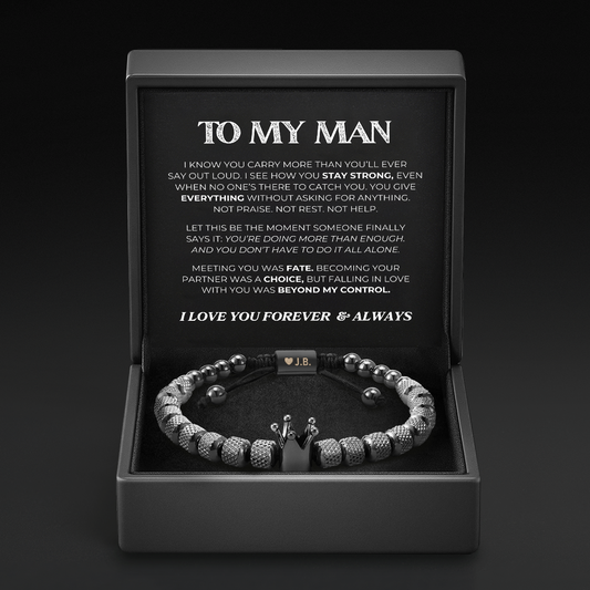 Straighten Your Crown - Personalized Crown Bracelet