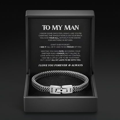 Linked Together Forever - Personalized Bracelet