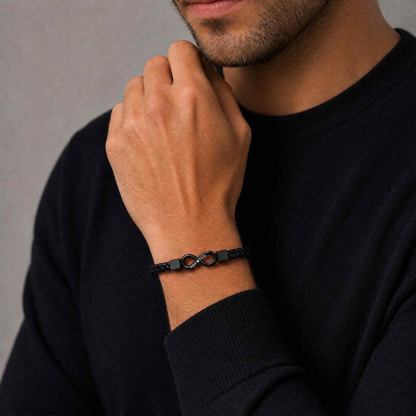 "To My Man" - Infinity Personalized Bracelet