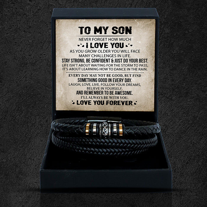 To My Son - "Love You Forever" Bracelet