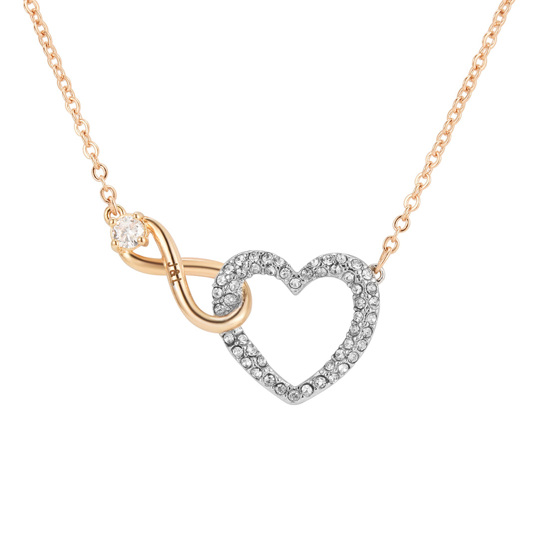 Forever Linked – Personalized Infinity Heart Necklace
