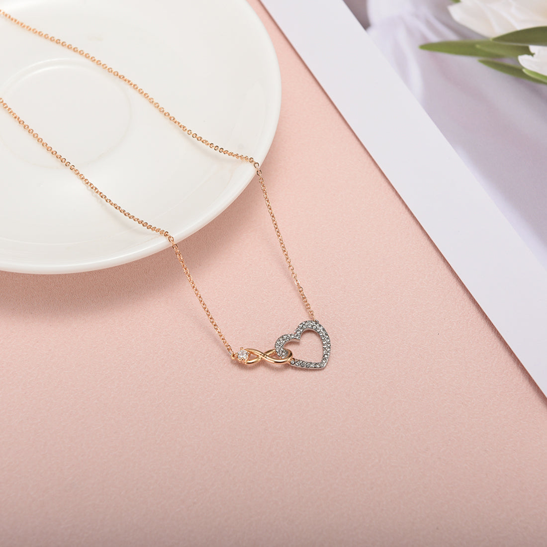 Forever Linked – Personalized Infinity Heart Necklace