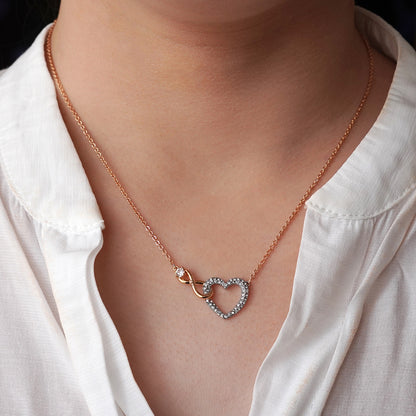 Forever Linked – Personalized Infinity Heart Necklace