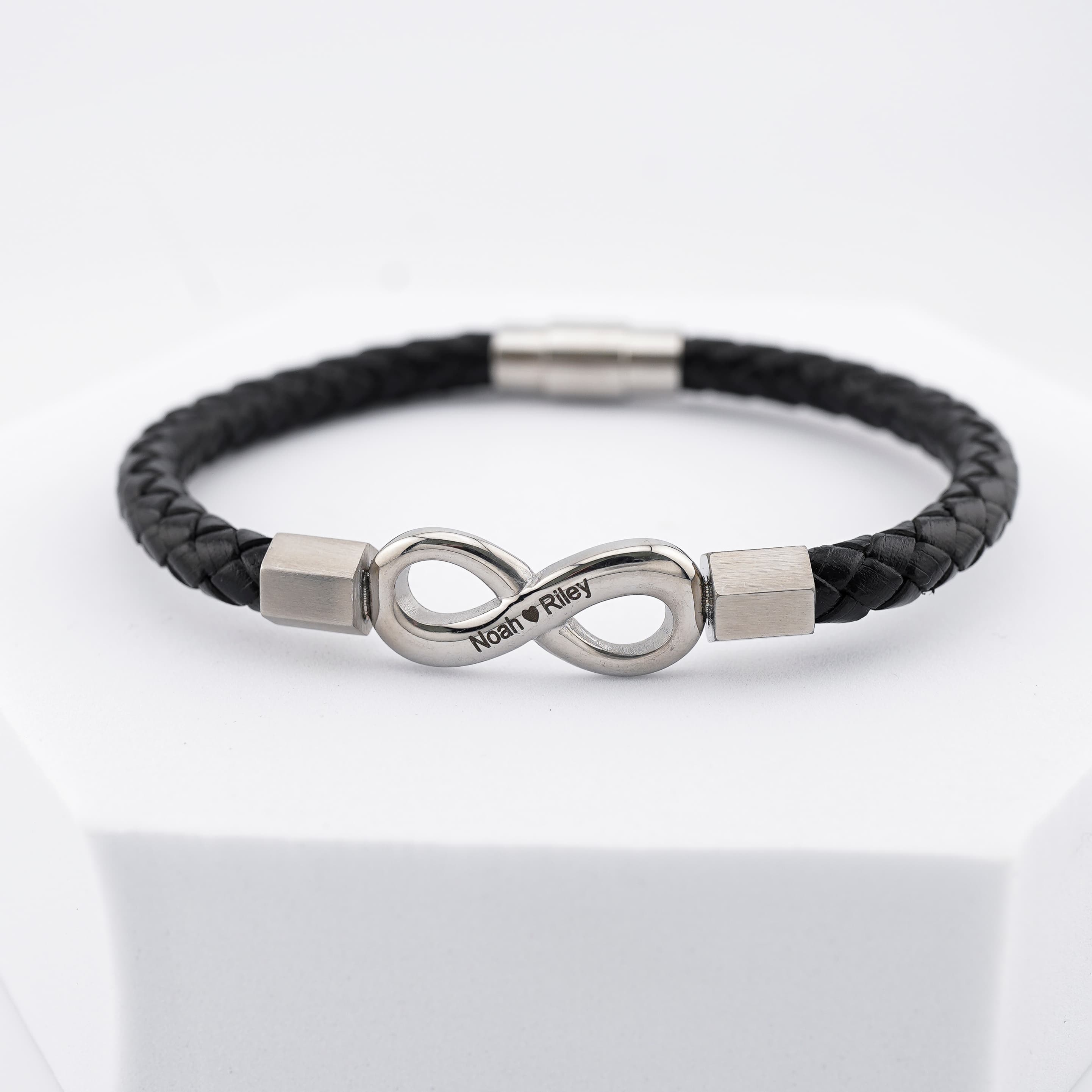 To My Man Personalized Infinity Bracelet — Custom Name Gift for