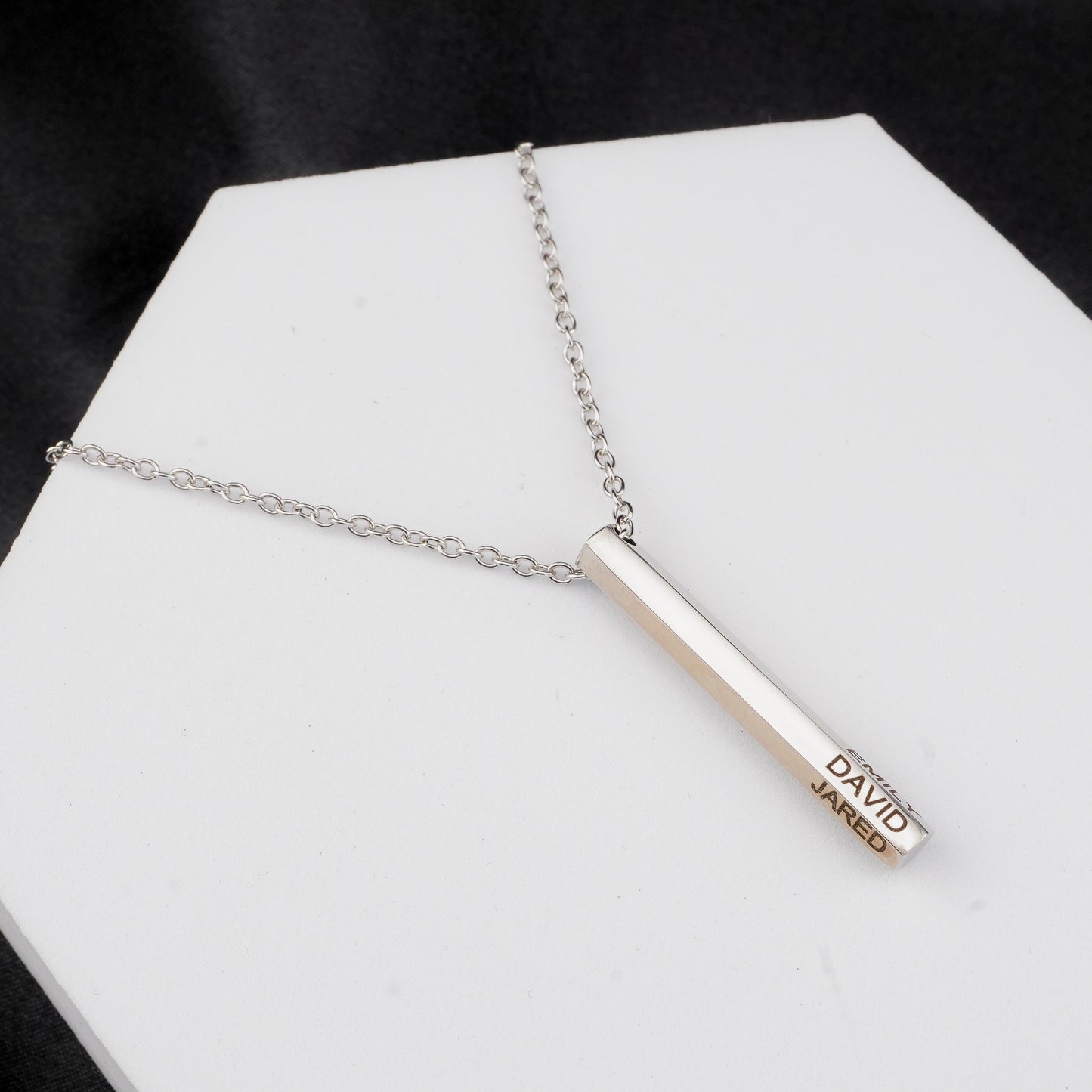 Family Hex Pendant with LED Box