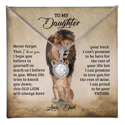 To My Daughter - Proud Father Necklace