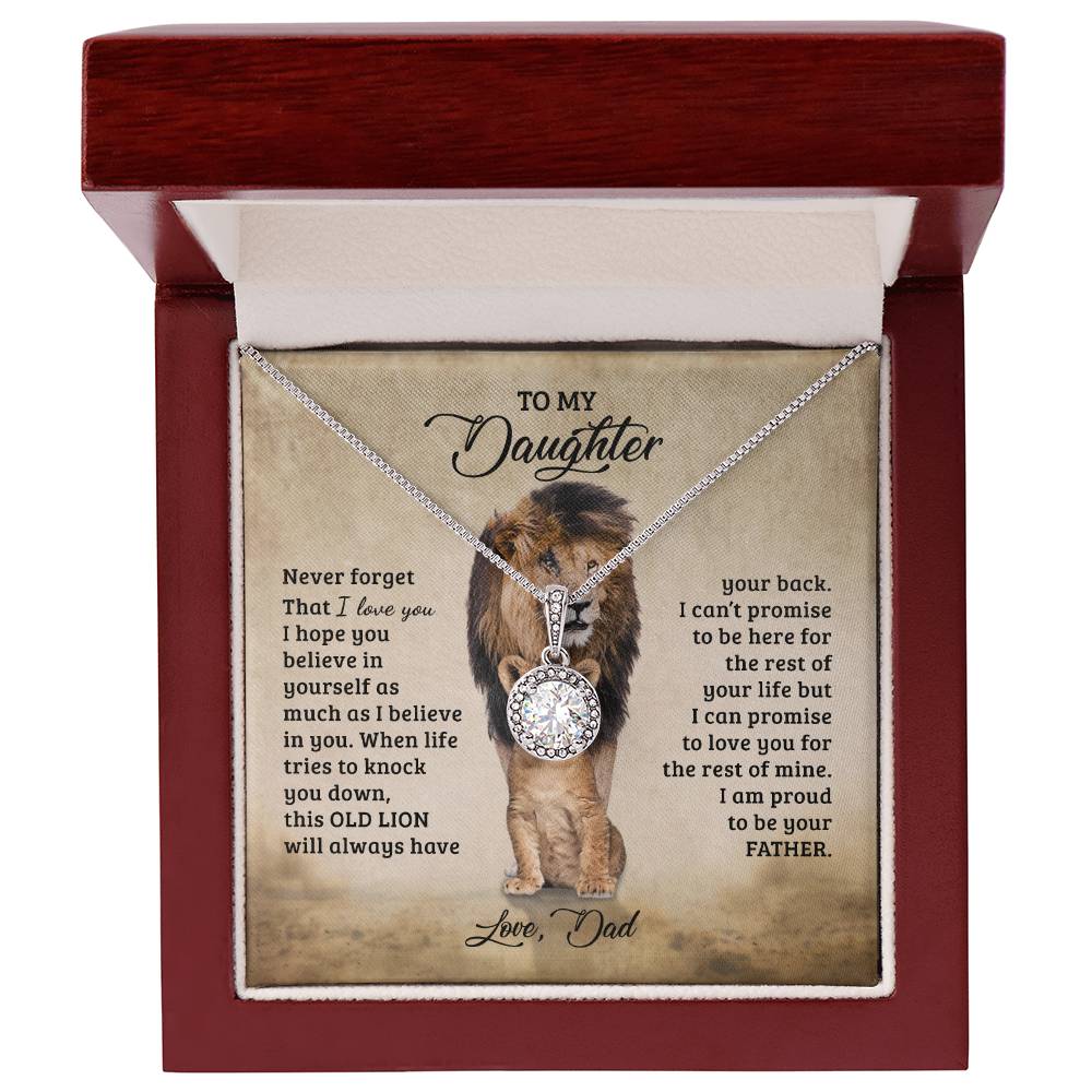 To My Daughter - Proud Father Necklace