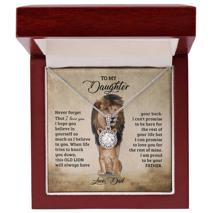 To My Daughter - Proud Father Necklace