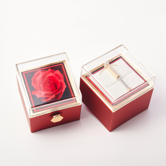 Eternal Rose Spin Gift Box [Necklace NOT included]