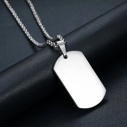 Classic Dog Tag Necklace