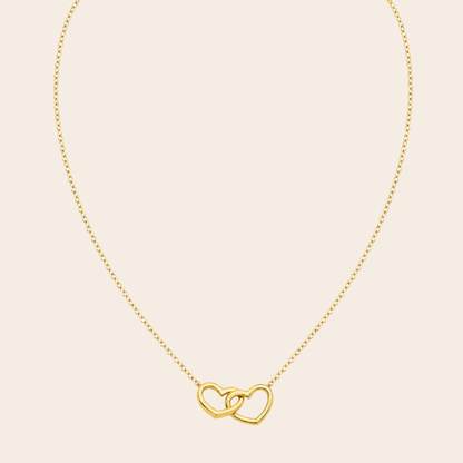 Collar «The Spin of Love™» con corazones entrelazados