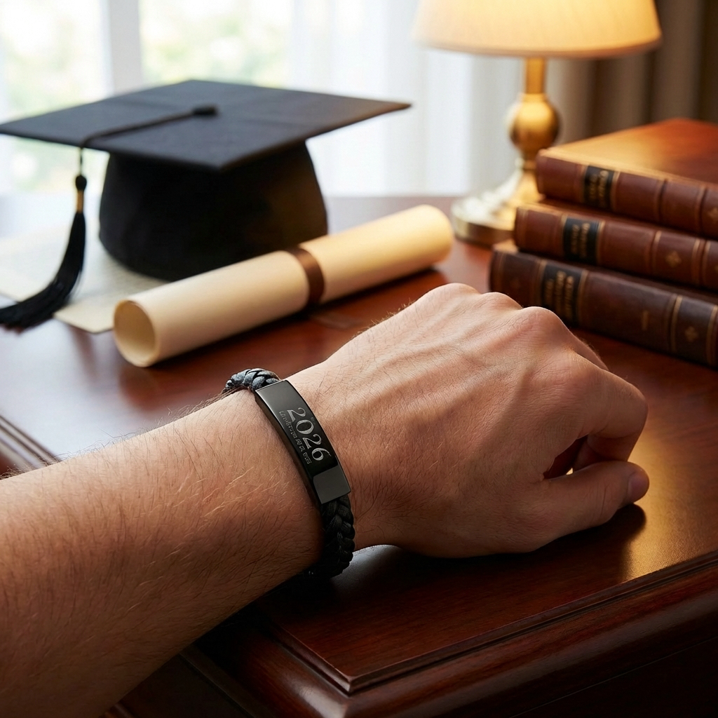 Set de regalo de graduación personalizado para hijo