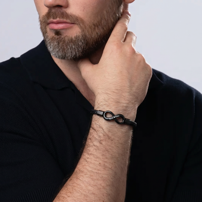 "To My Man" - Infinity Personalized Bracelet