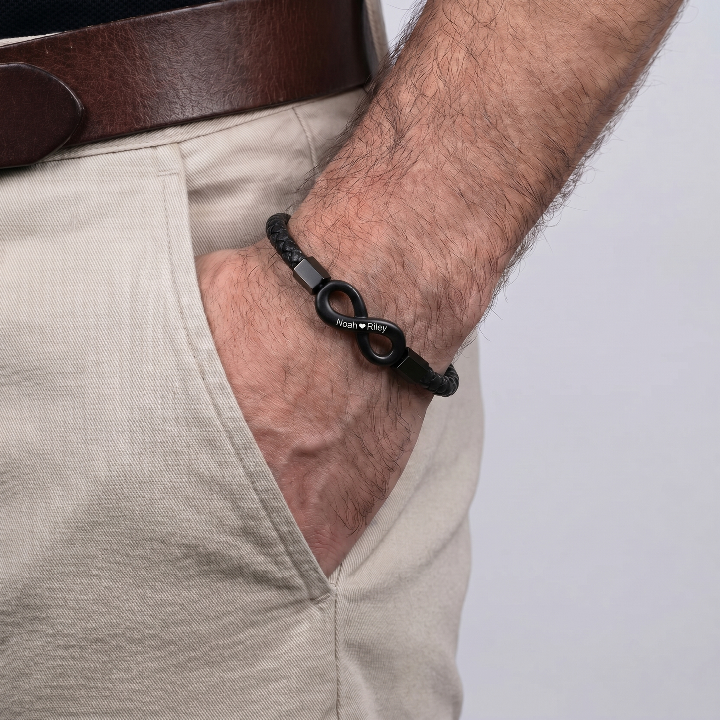 "To My Man" - Infinity Personalized Bracelet