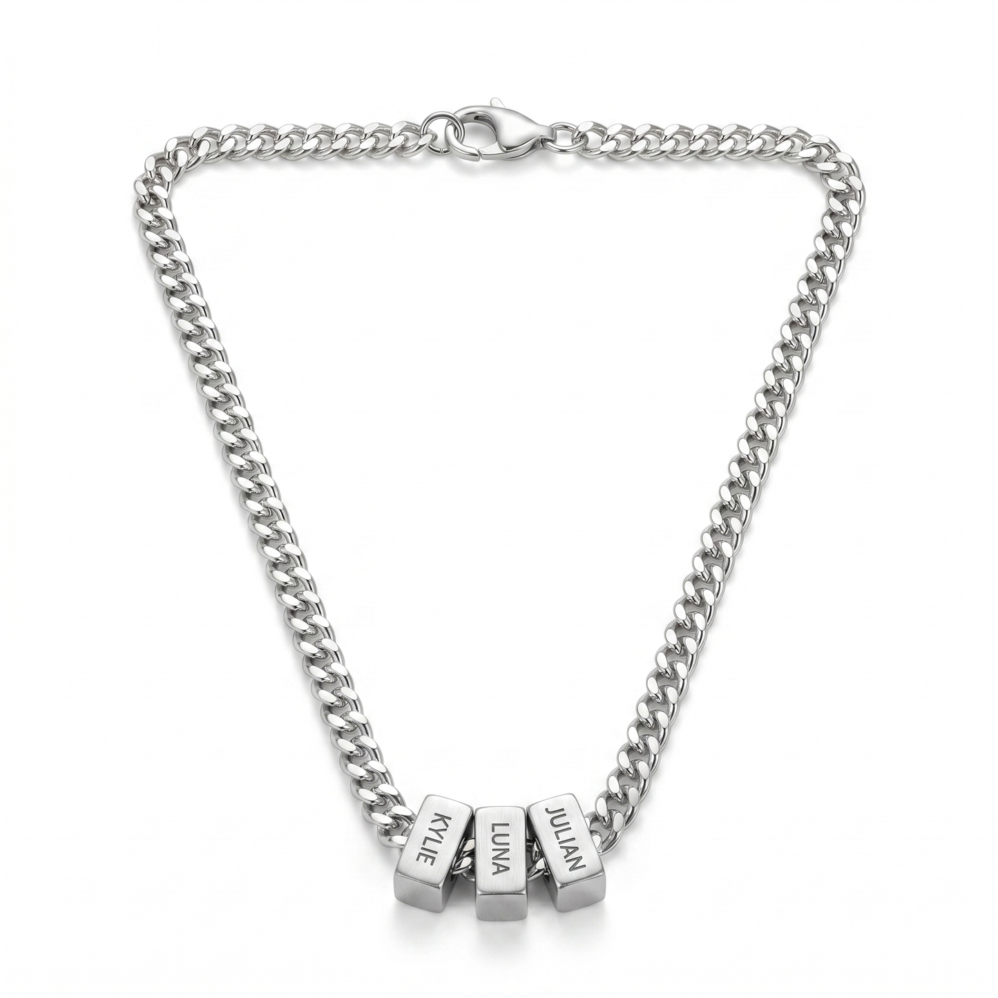 Family Name Necklace - For the Man Who Holds Us Together