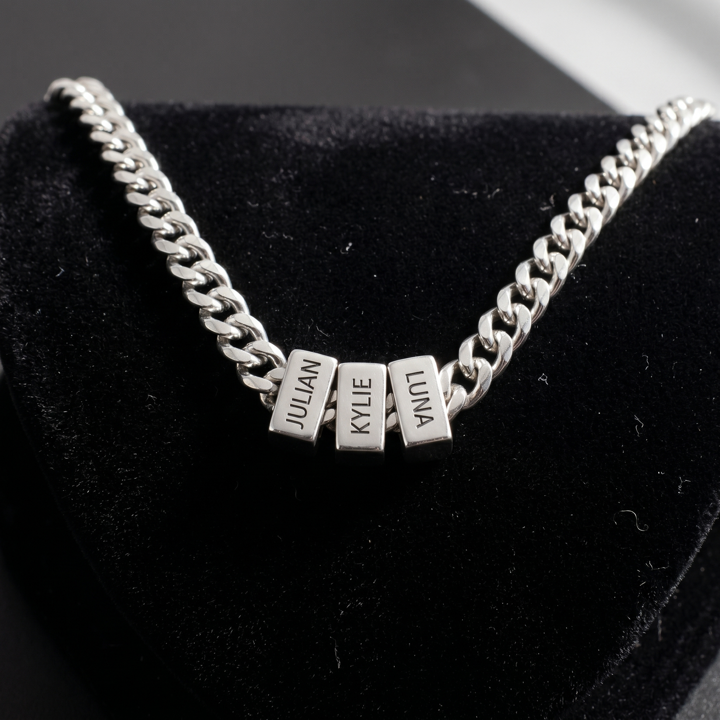Family Name Necklace - For the Man Who Holds Us Together