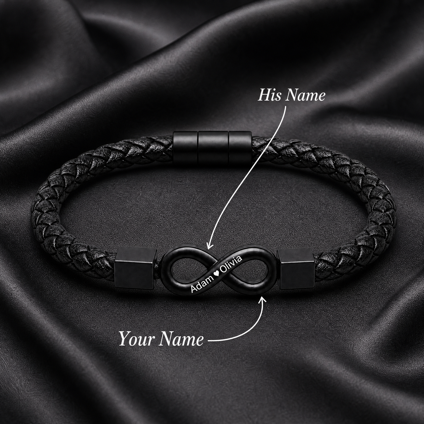 "To My Man" - Infinity Personalized Bracelet