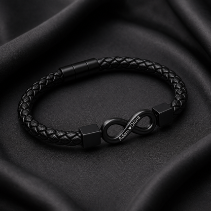 "To My Man" - Infinity Personalized Bracelet